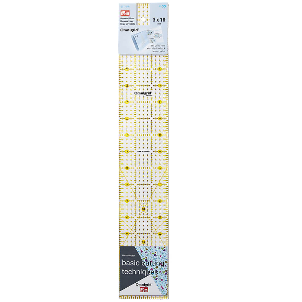 Prym Omnigrid universele liniaal 3x18 inch - 