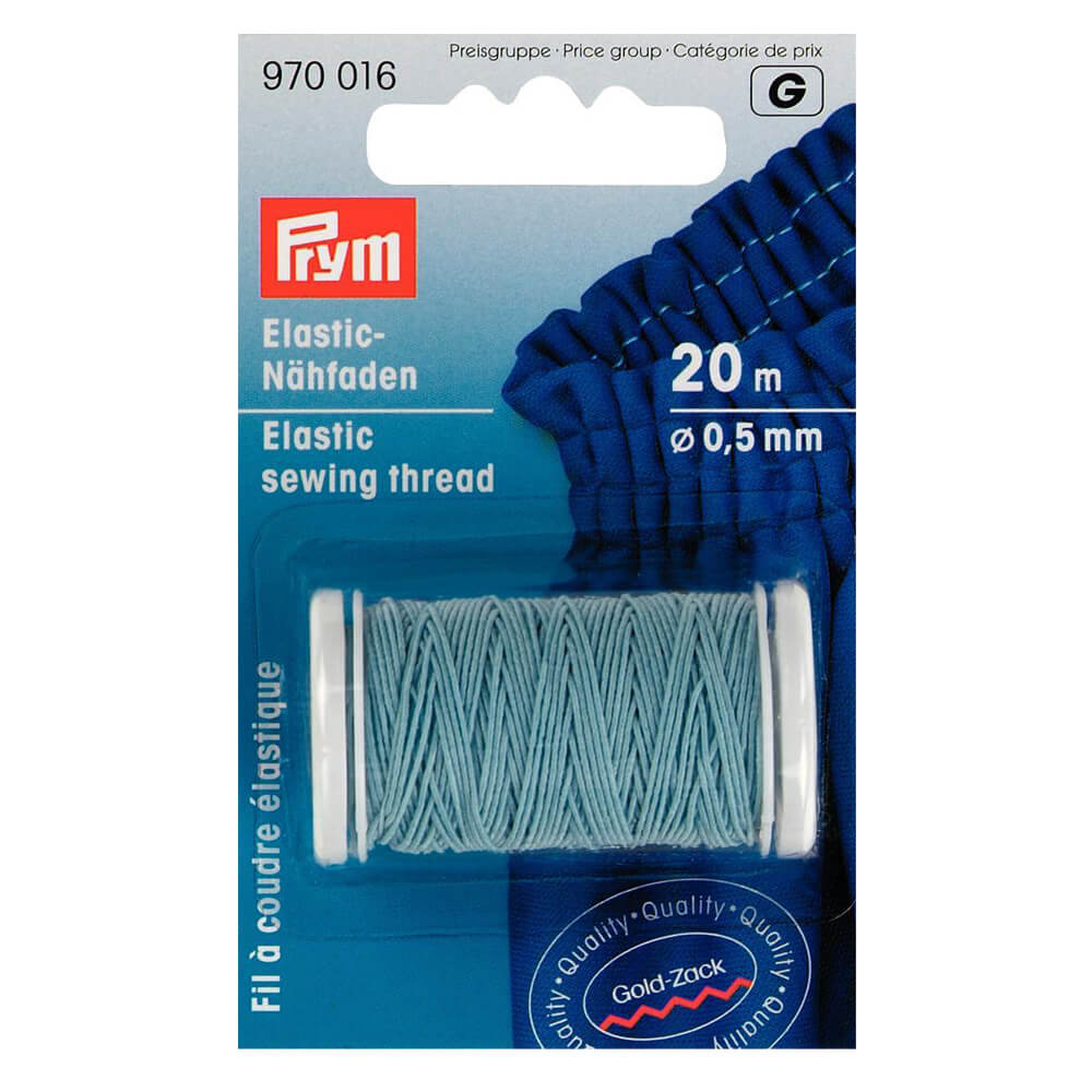 Prym Elastisch naaigaren 0.5mm lichtblauw - 20m