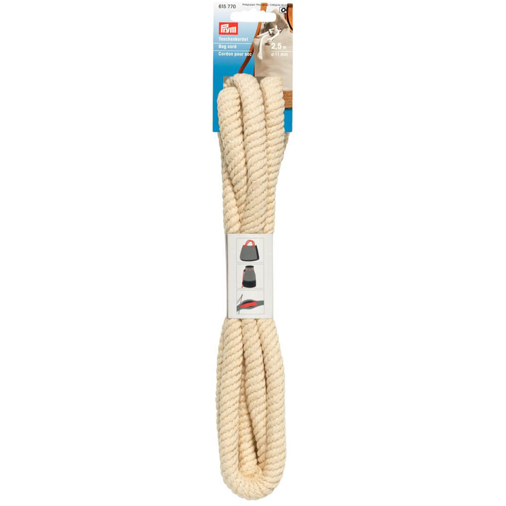 Prym Taskoord 11mm wit - 3x2,5m