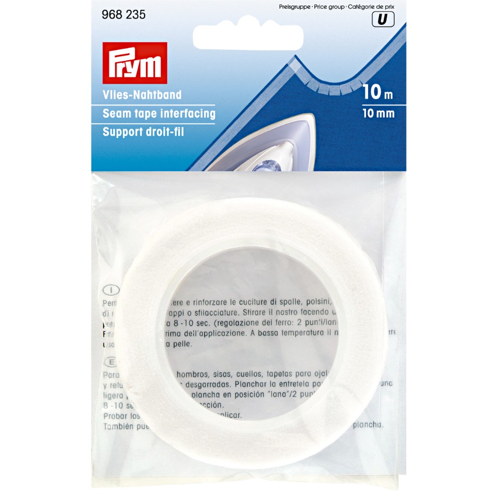 Prym Vlies-Naadband 10mm wit - 10m