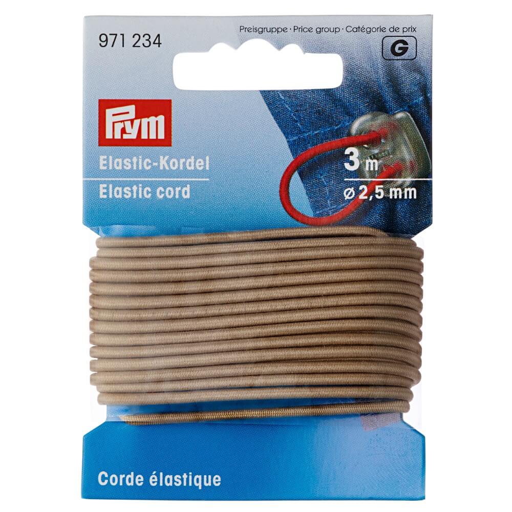 Prym Elastisch koord 2.5mm beige - 3m