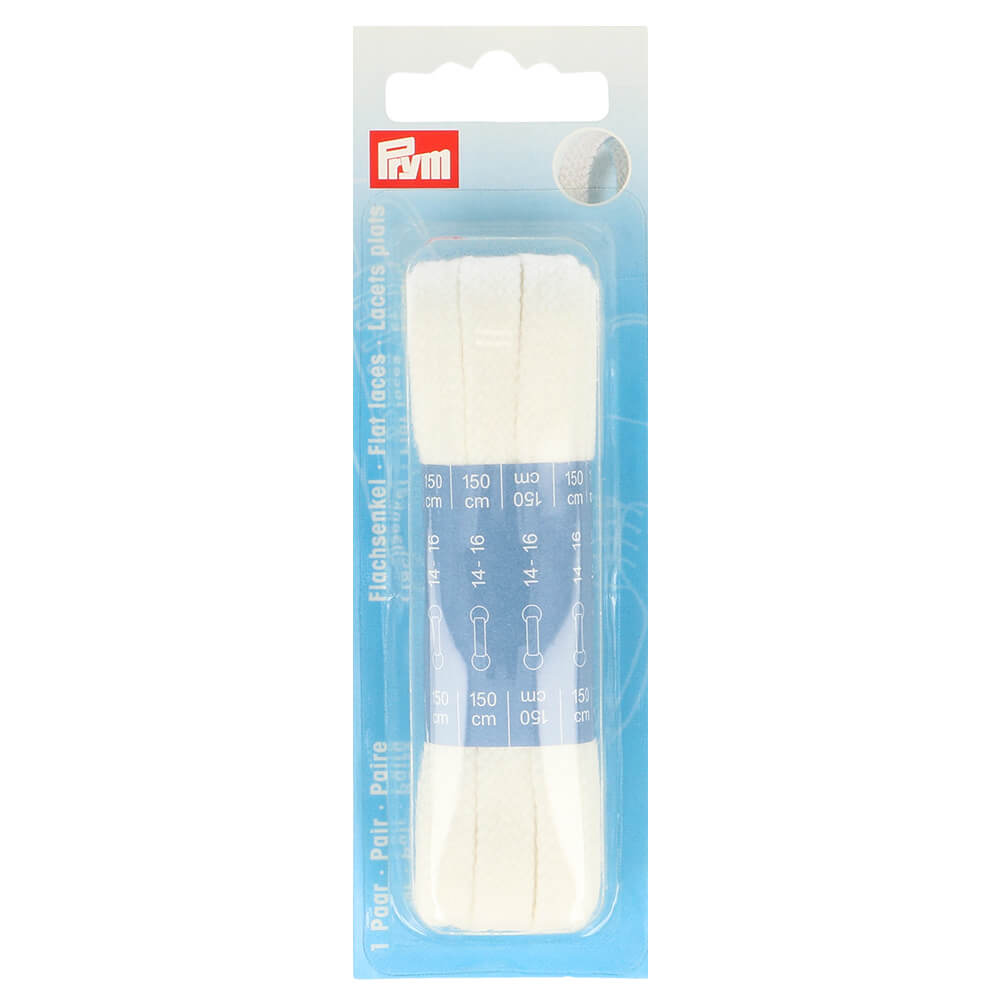 Prym Platte veters 0,80x150cm wit - 2st