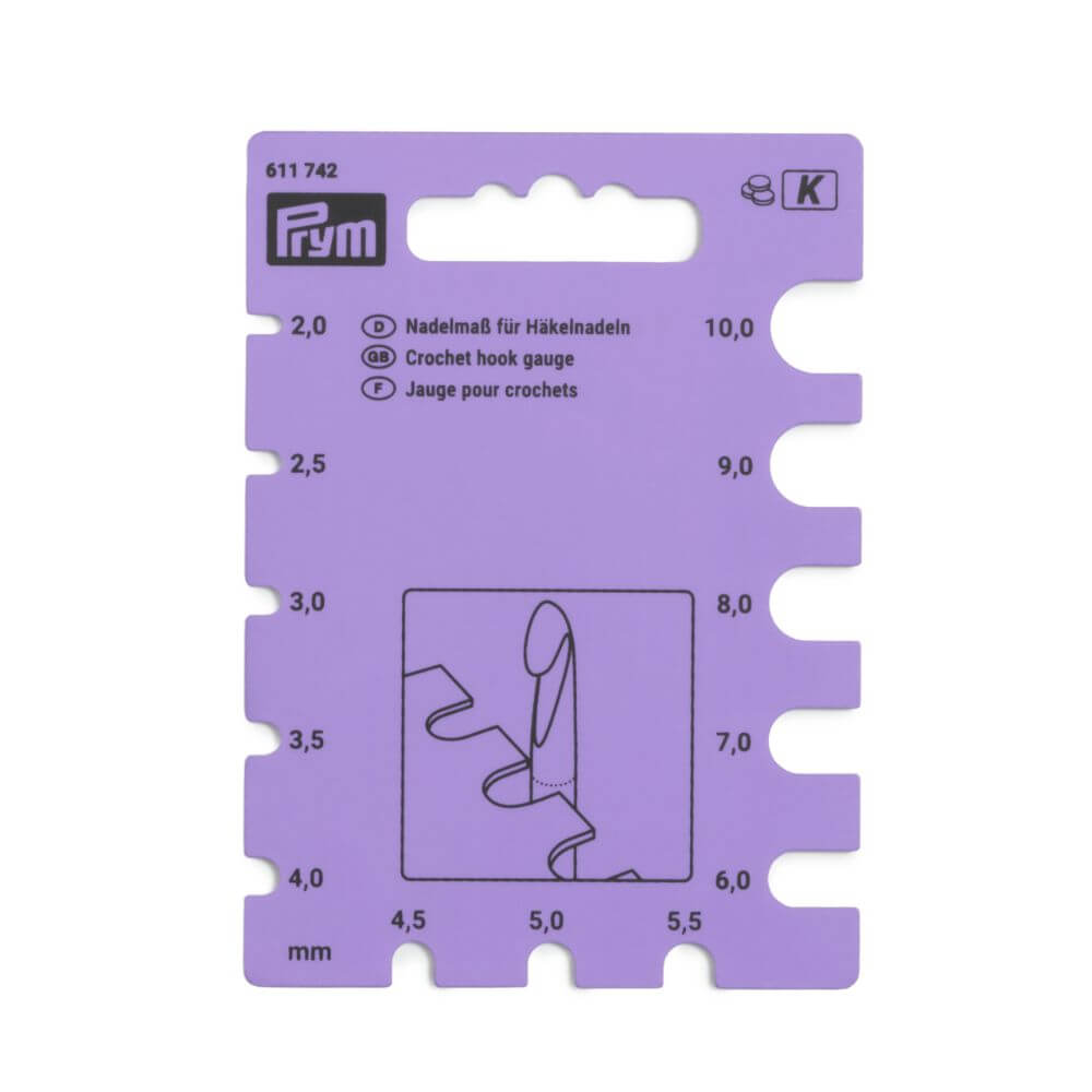 Prym Haaknaaldmeter paars - 10st