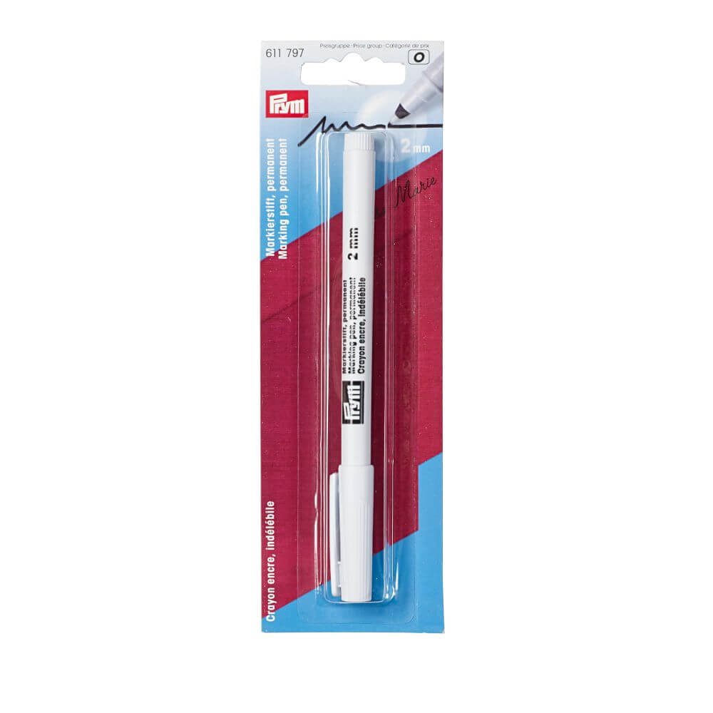 Prym Markeerstift permanent 2mm zwart - 
