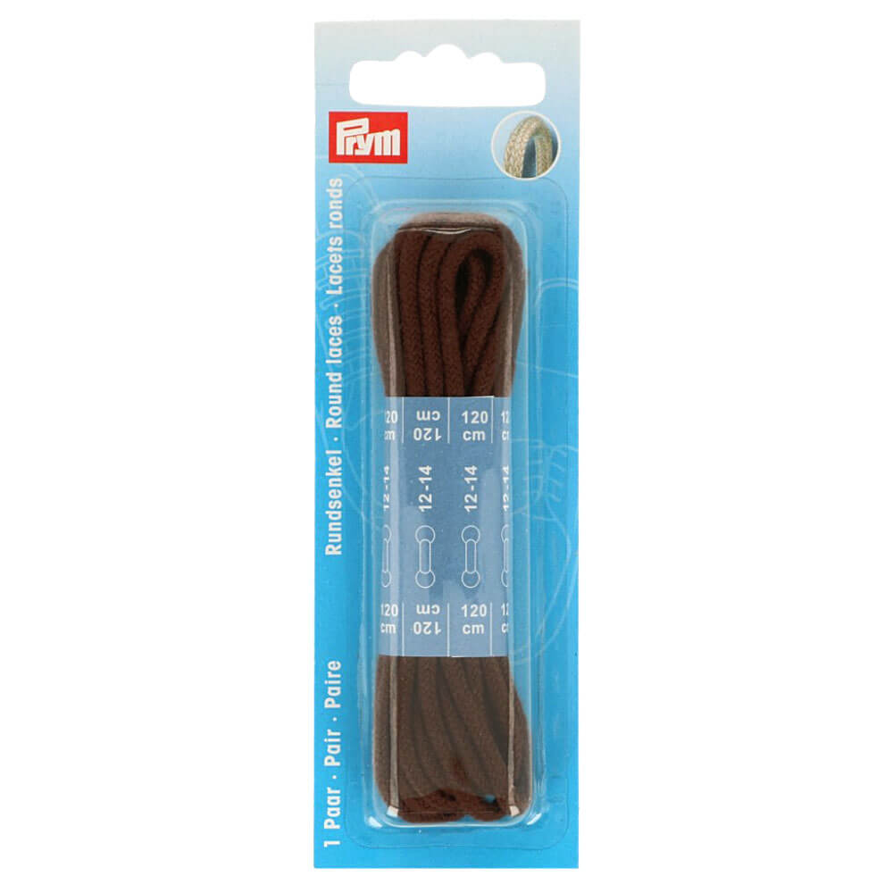 Prym Ronde veters 0,3x120cm bruin - 2st