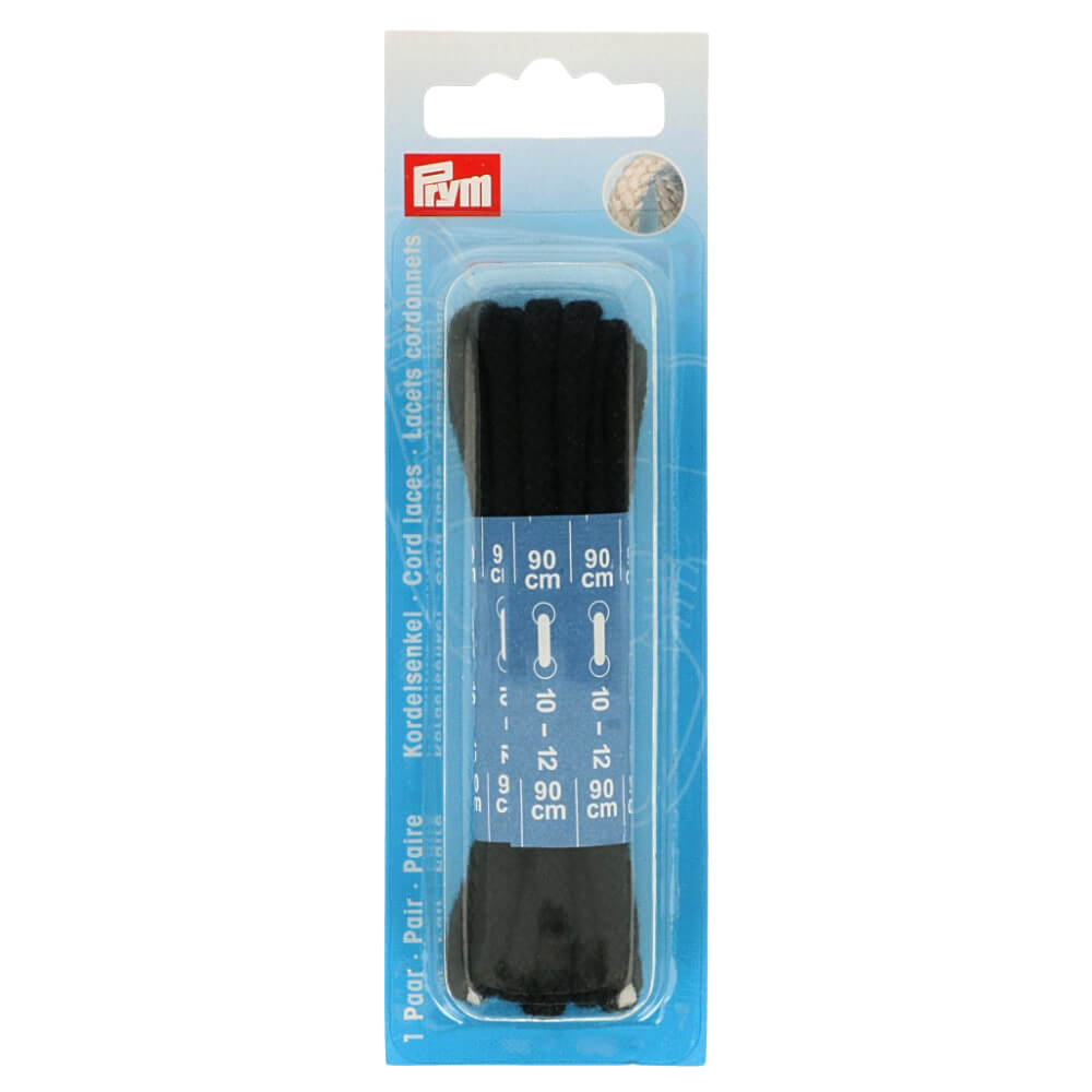 Prym Koordveters 0,90cm zwart - 2st