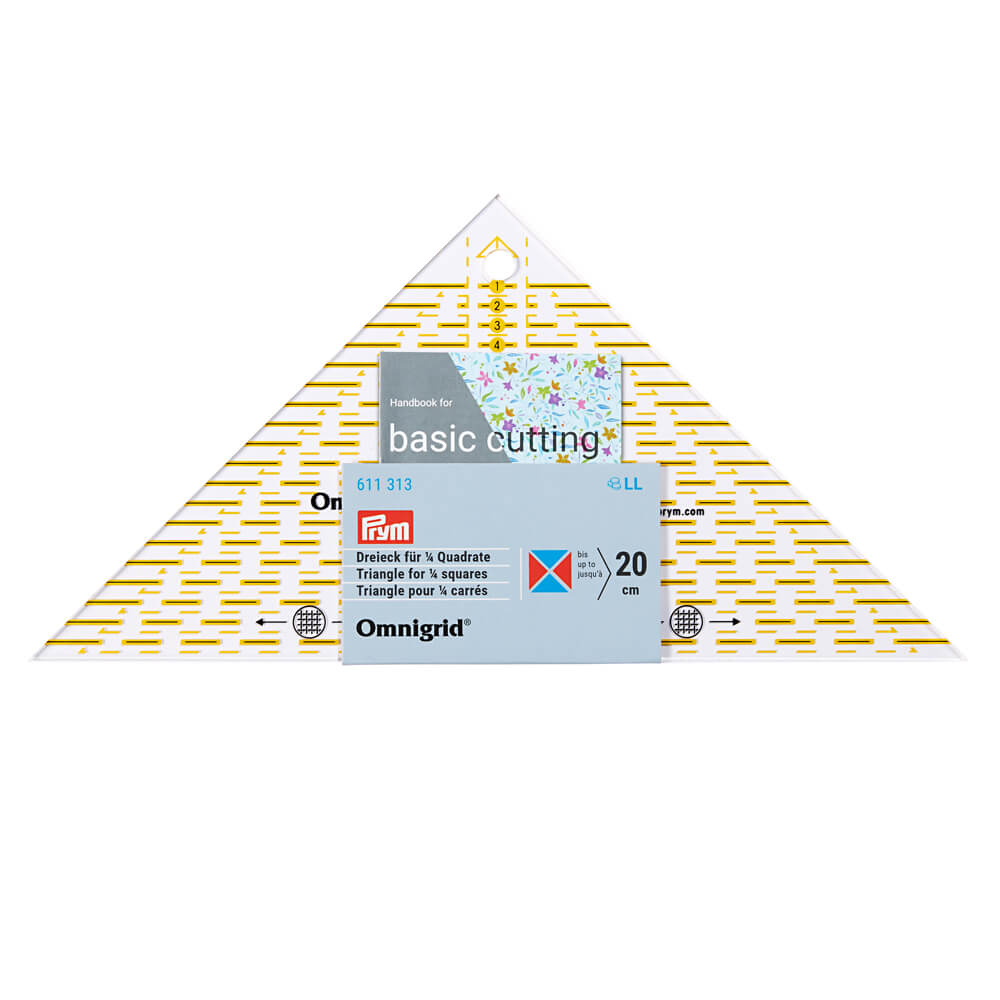 Prym Omnigrid driehoek voor 1-4 kwadraat tot 20cm - 