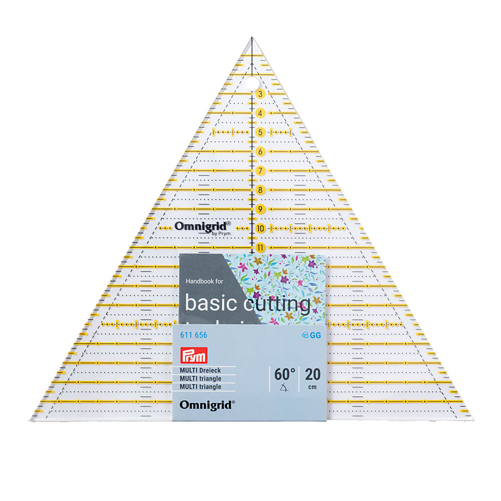 Prym Omnigrid patchwork liniaal driehoek multi 20cm - 