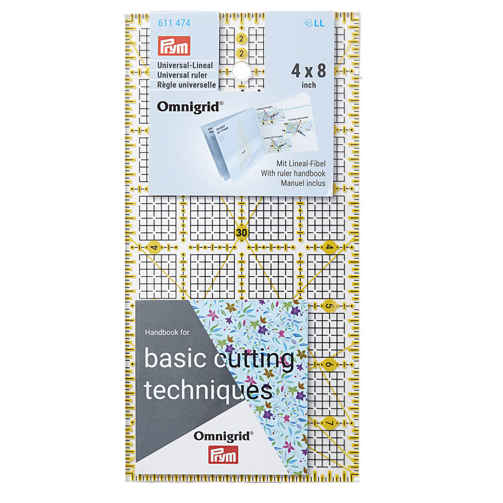 Prym Omnigrid universele liniaal 4x8 inch - 