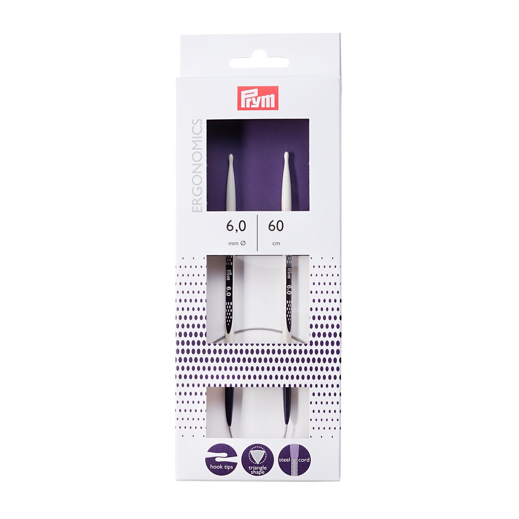 Prym Ergonomics rondbreinaalden 60cm 6.00mm - 