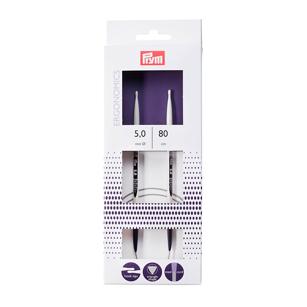 Prym Ergonomics rondbreinaalden 80cm 5.00mm - 