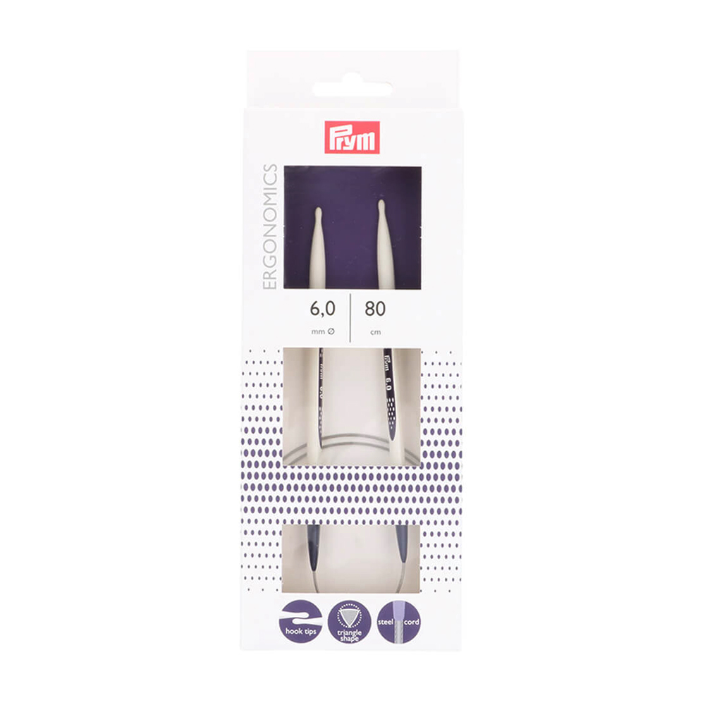 Prym Ergonomics rondbreinaalden 80cm 6.00mm - 
