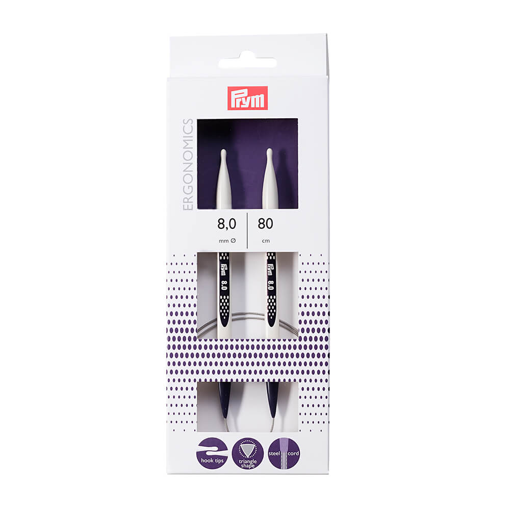 Prym Ergonomics rondbreinaalden 80cm 8.00mm - 