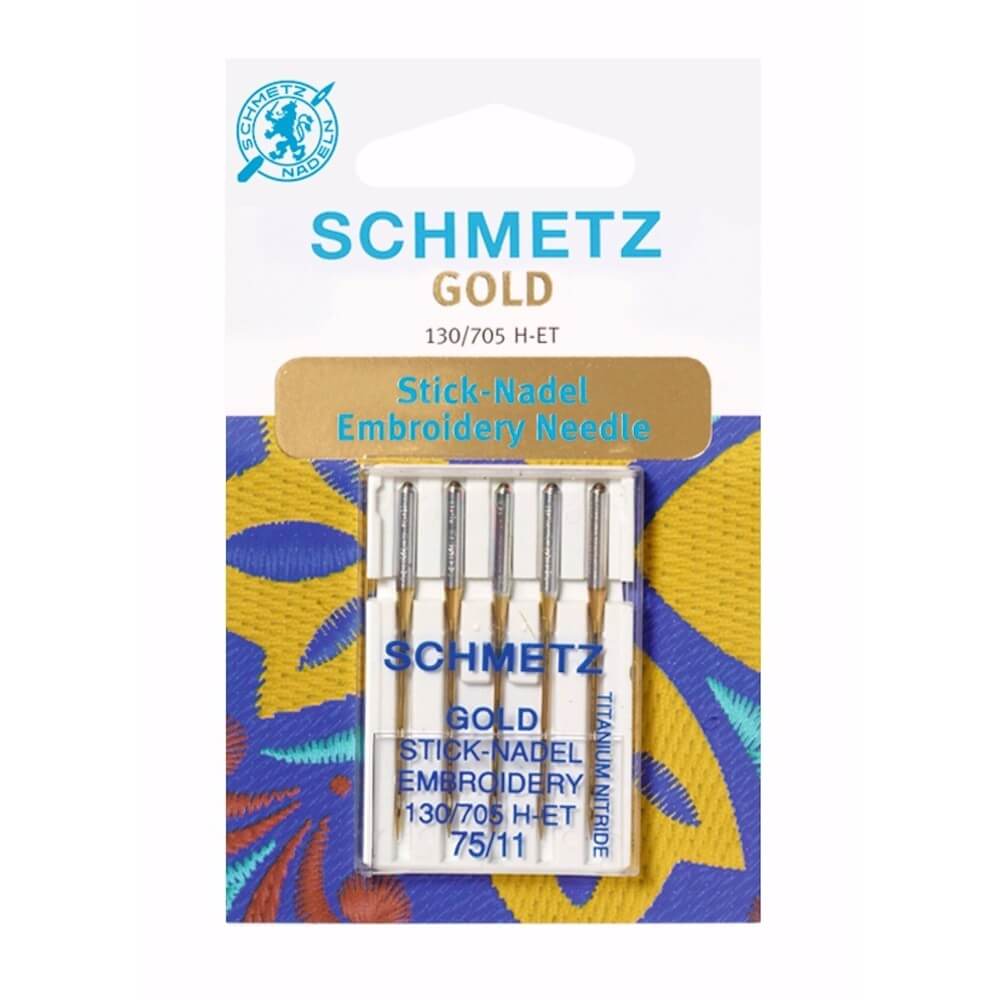 Schmetz Gold borduren 5 naalden 75-11 