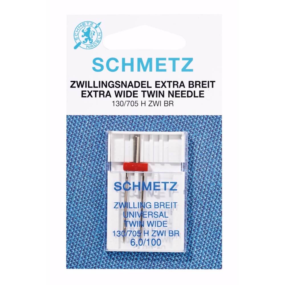 Schmetz Tweeling 1 naald 6.0-100 