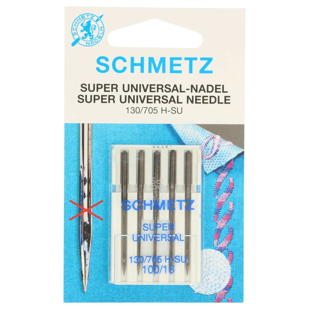 Schmetz Super universeel 5 naalden 100-16 