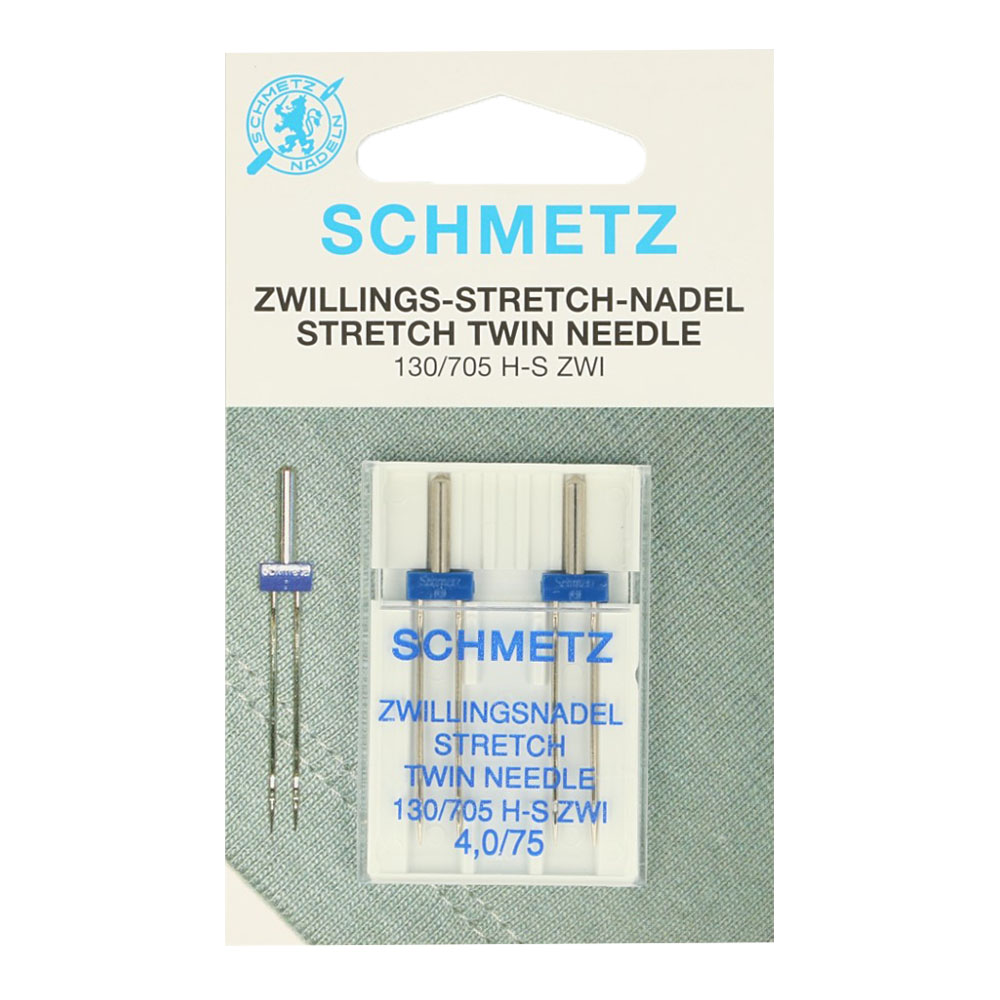Schmetz Stretch tweeling 2 naalden 4.0-75 