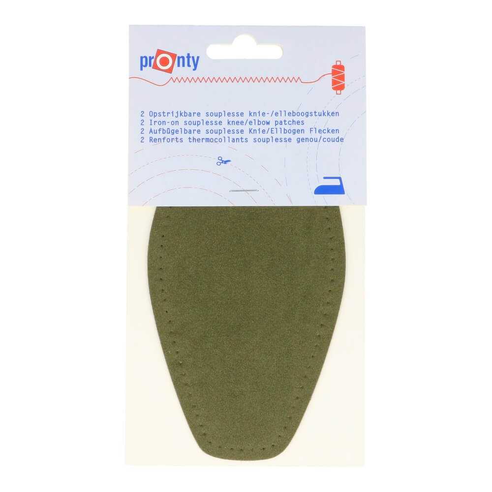 Pronty Elleboogstukken opstrijkbaar - 2st - 041