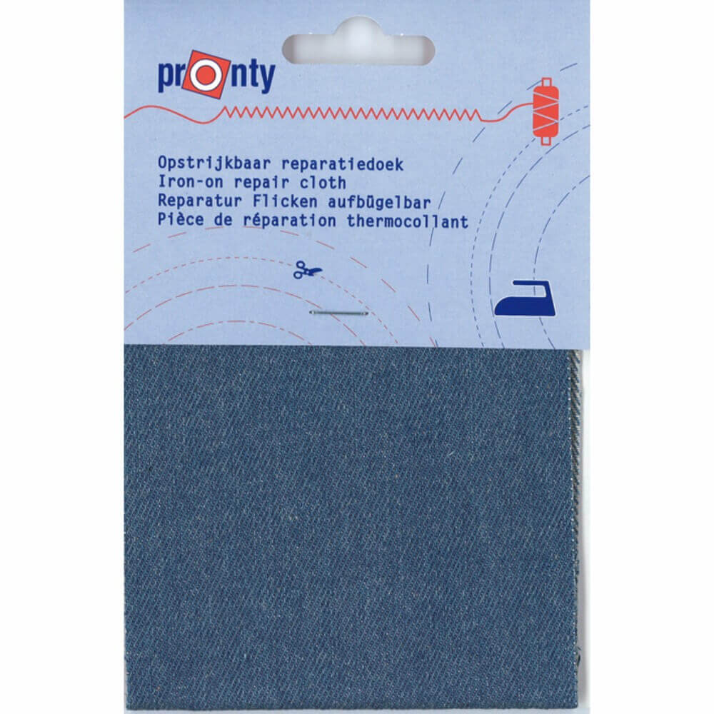 Pronty Reparatiedoek jeans opstrijkbaar  075