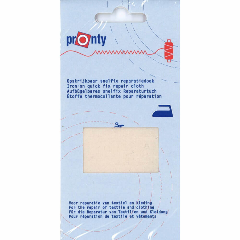 Pronty Reparatiedoek Jersey opstrijkbaar  000