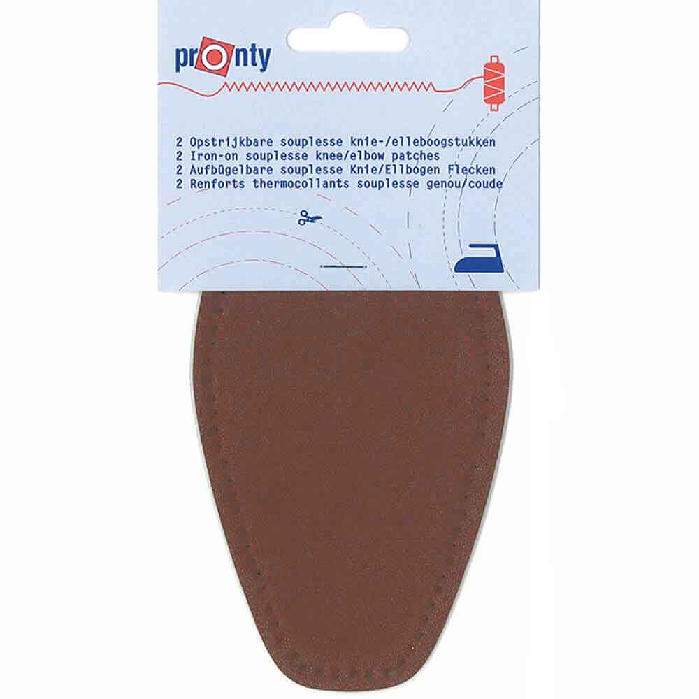 Pronty Elleboogstukken opstrijkbaar - 2st - 035