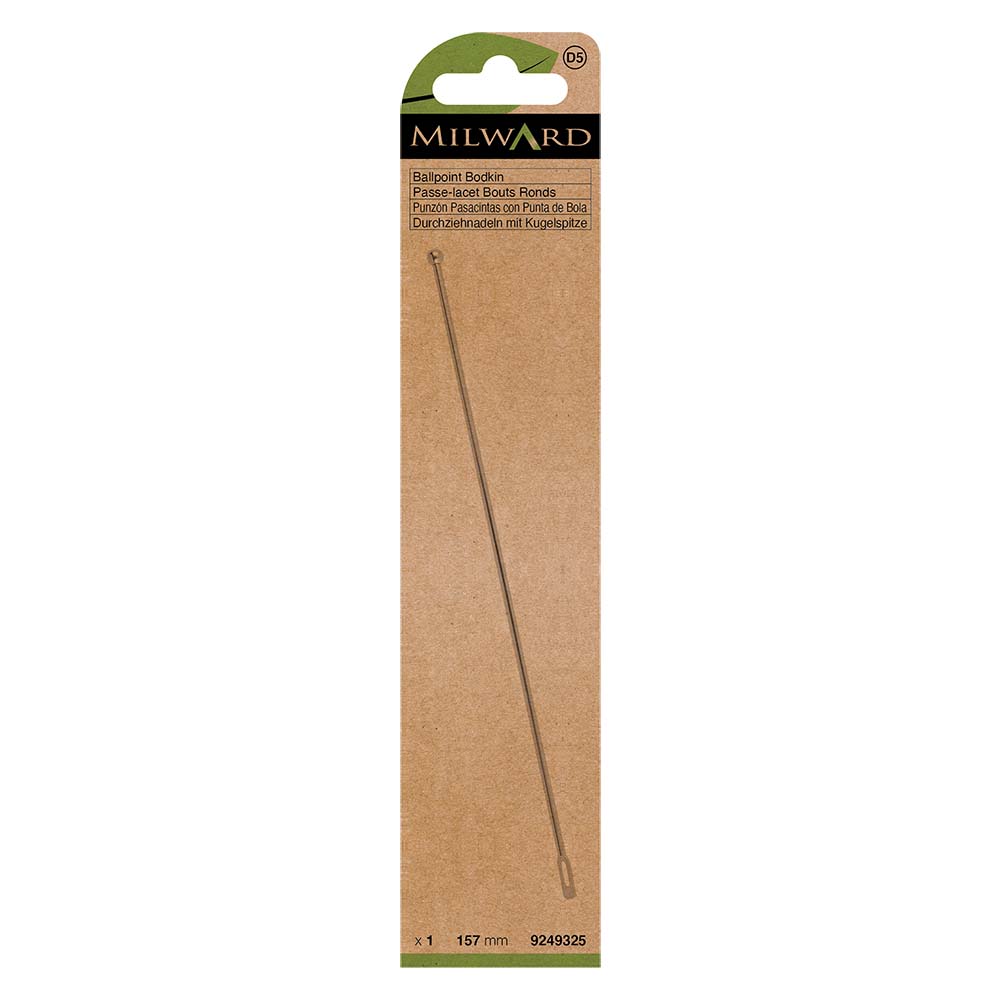 Milward Bodkin rijgnaald extra lang 15,7cm - 5st