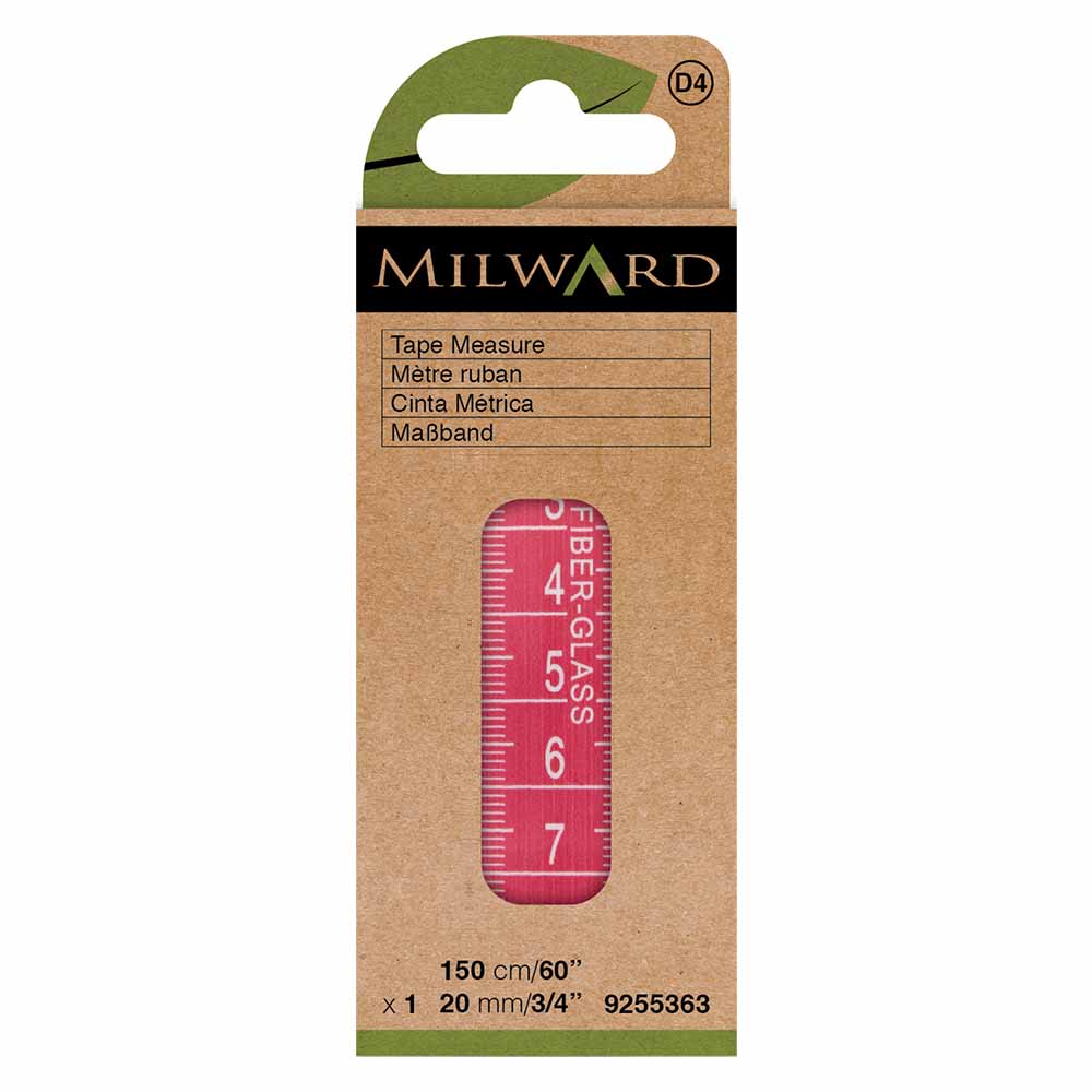 Milward Meetlint 20mm x 150cm rood - 5st