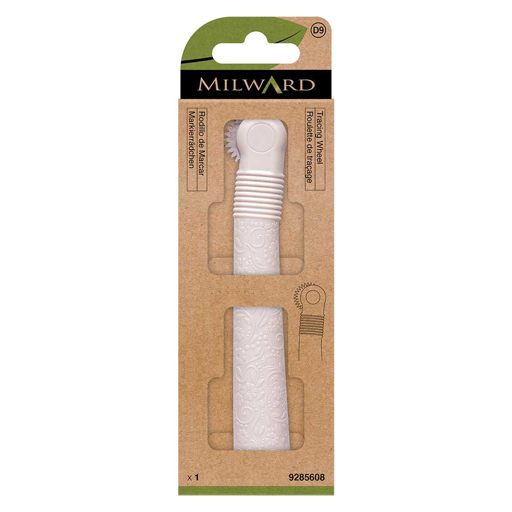 Milward Radeerwiel getand met kunststof handvat - 5st