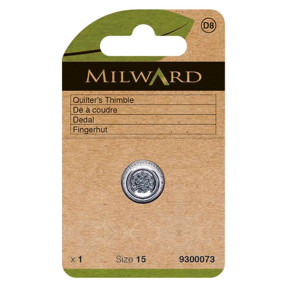 Milward Vingerhoed voor quilten nickel 15mm - 5st