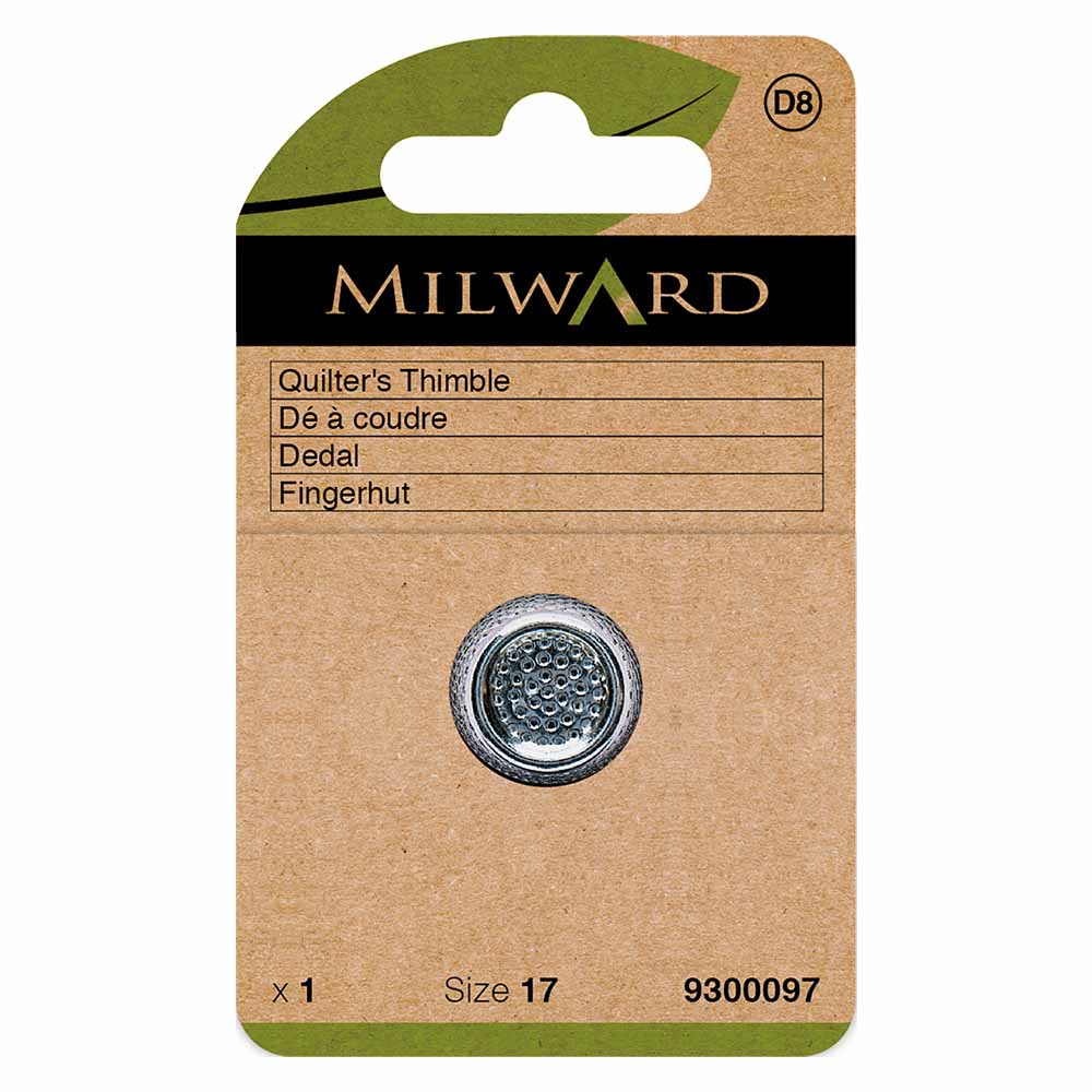 Milward Vingerhoed voor quilten nickel 17mm - 5st
