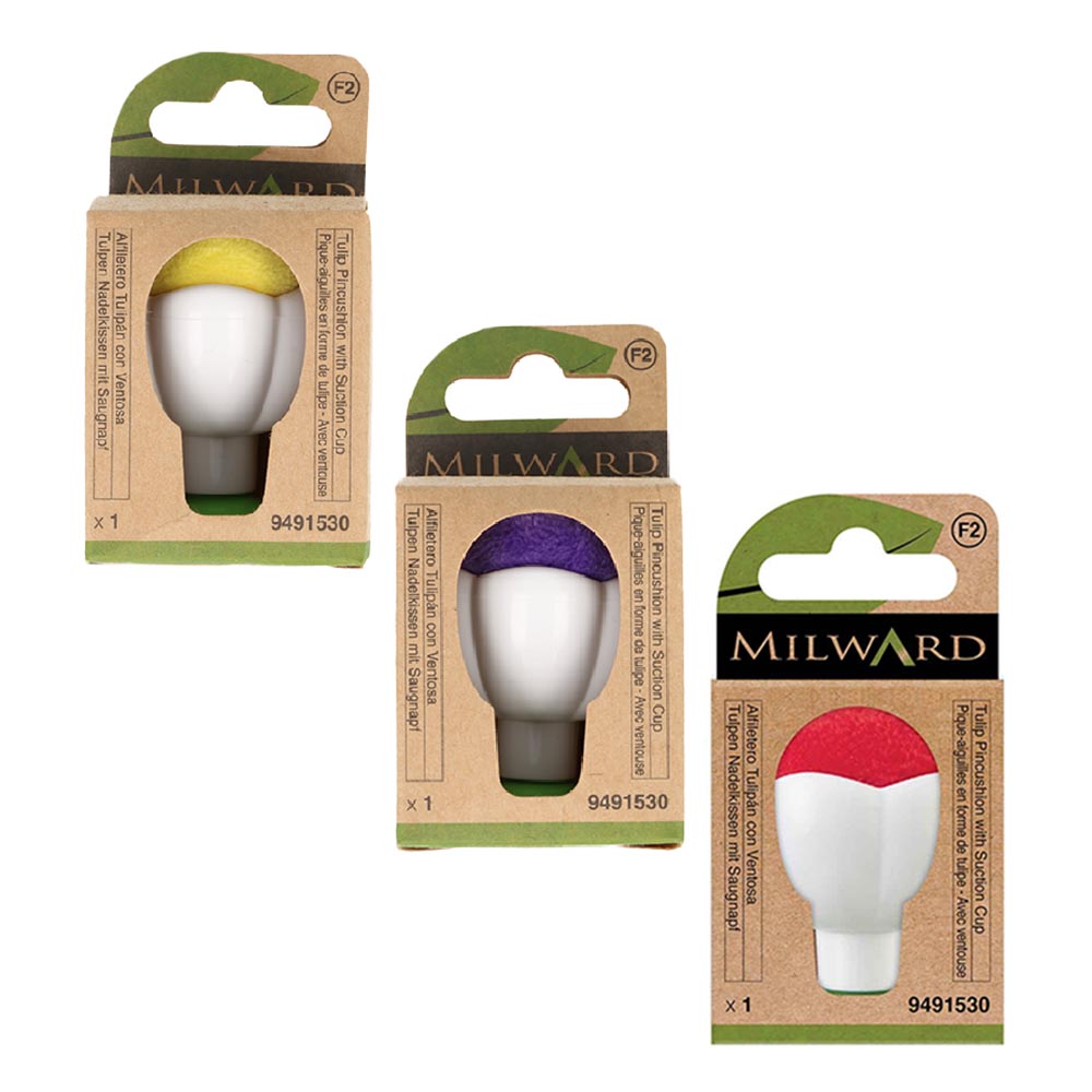 Milward Speldenkussen tulp met zuignap - 5st