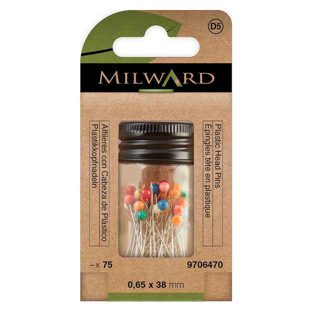 Milward Kopspelden plastic 0,638mm - 75st