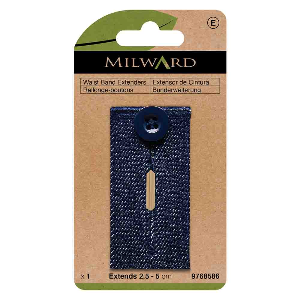 Milward Taillebandverlenger met knoop denim - 5st