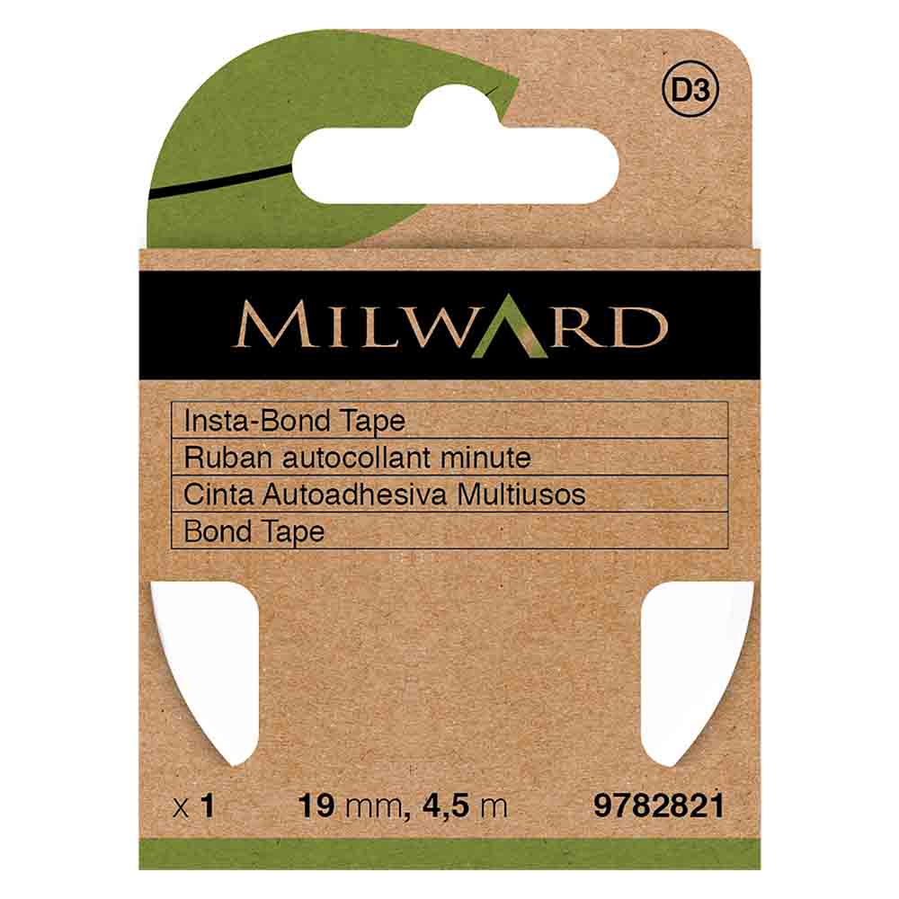 Milward Dubbelzijdige tape 19mmx4,5m - 5st