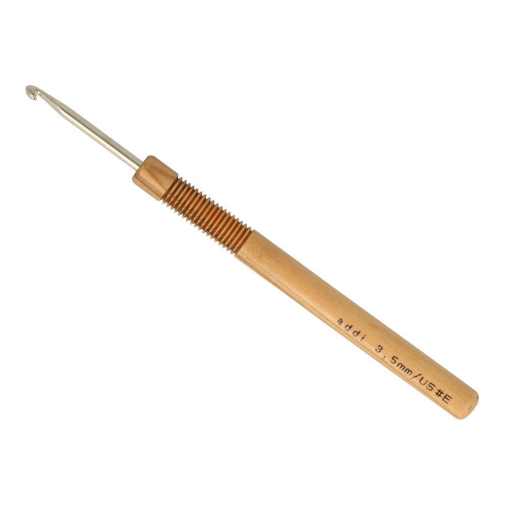 Addi Nature haaknaalden olijvenhout 15cm 3.50mm 