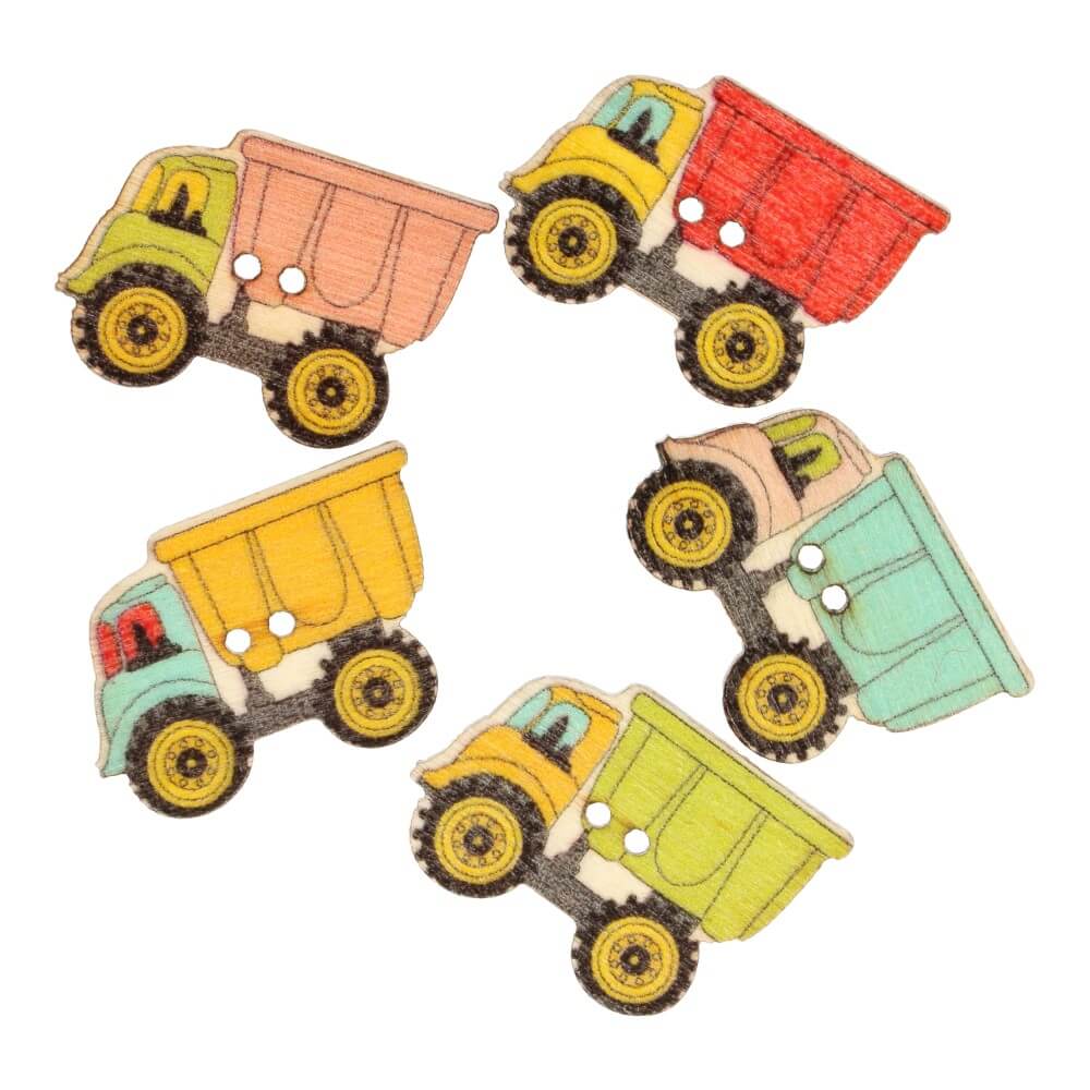 Knoop vrachtauto assortiment maat 48 30mm