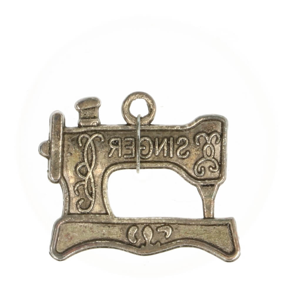 Bedeltje naaimachine 'zilvernger'