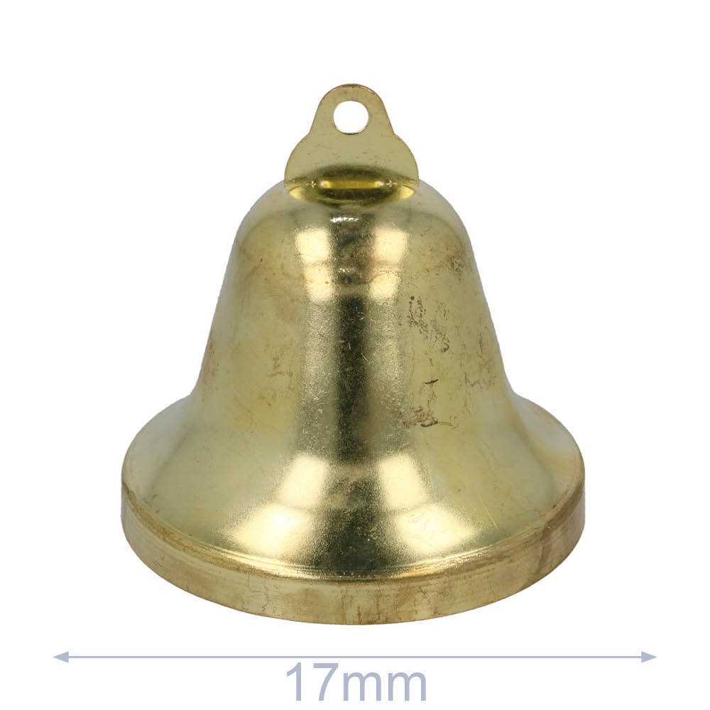 Klokken 17mm - goud
