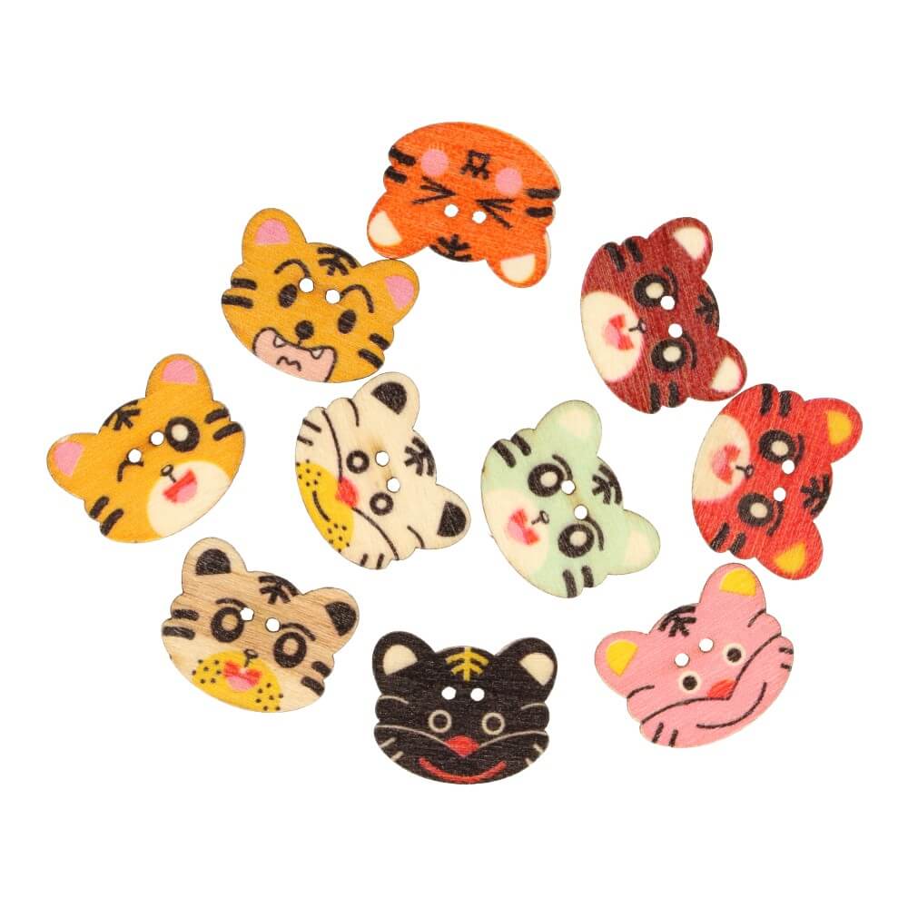 Knoop poes assortiment maat 32m