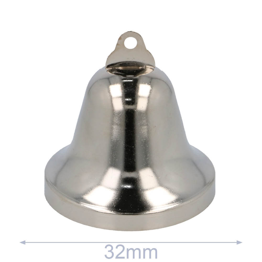 Klokken 32mm - zilver