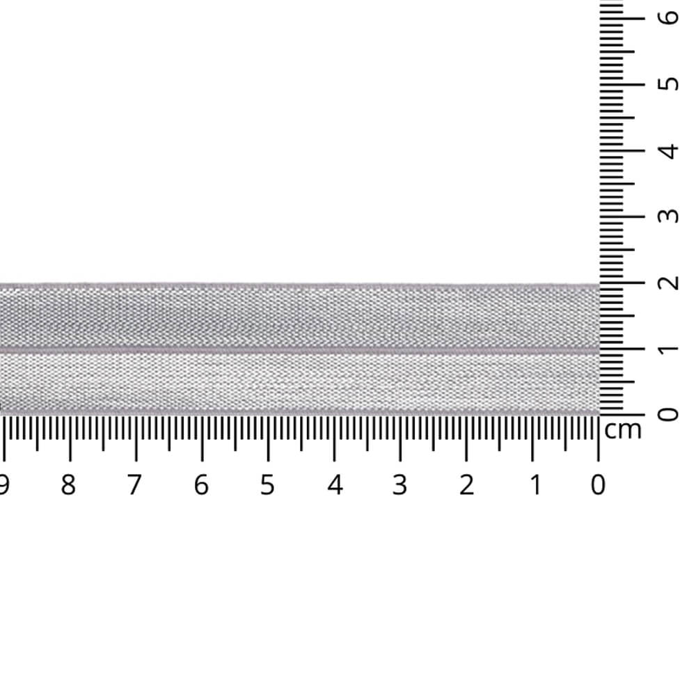 Vouwtres elastisch zilver 20mm - 004