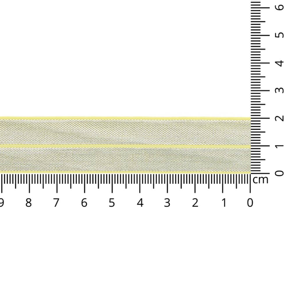 Vouwtres elastisch zilver 20mm - 644