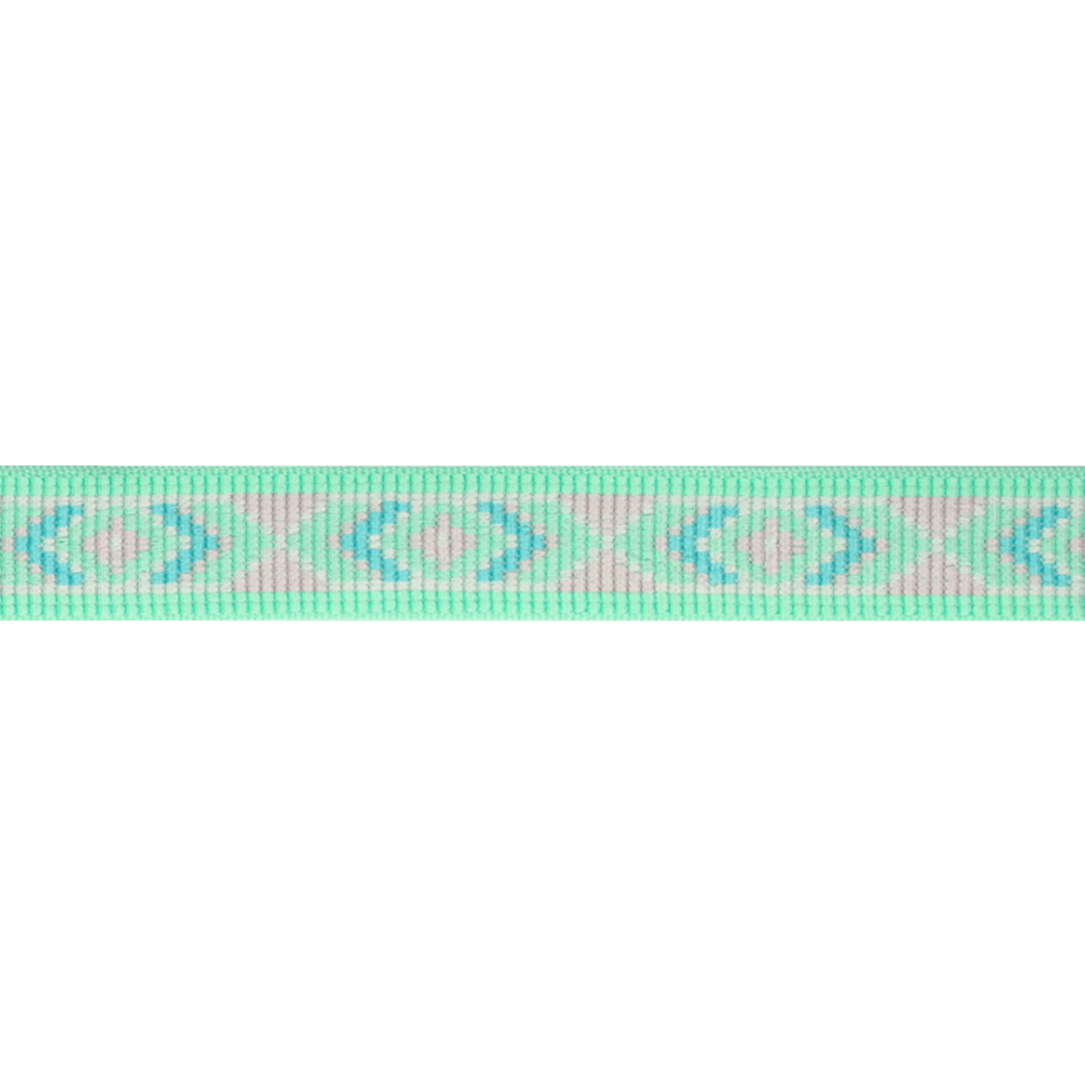 [62654-02] Elastiek Inka dezilvergn 25mm blauw