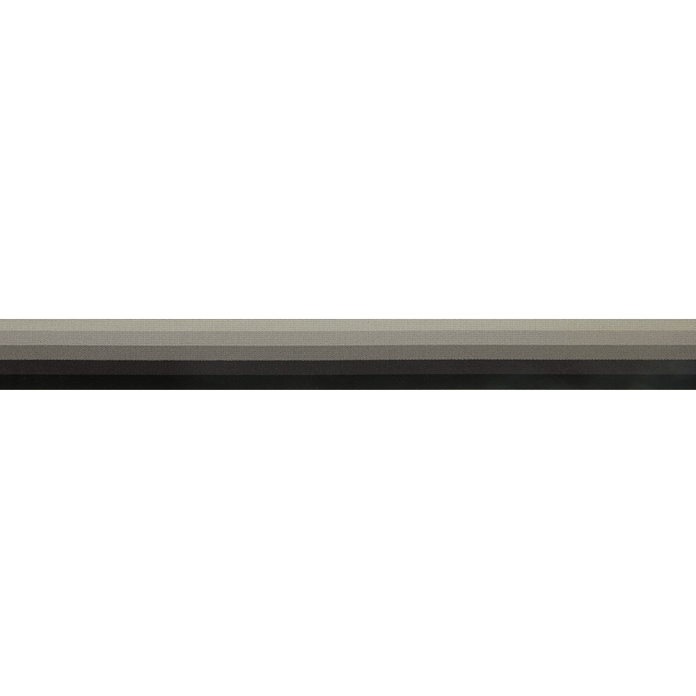 Elastiek gestreept zwart-grijs 25mm