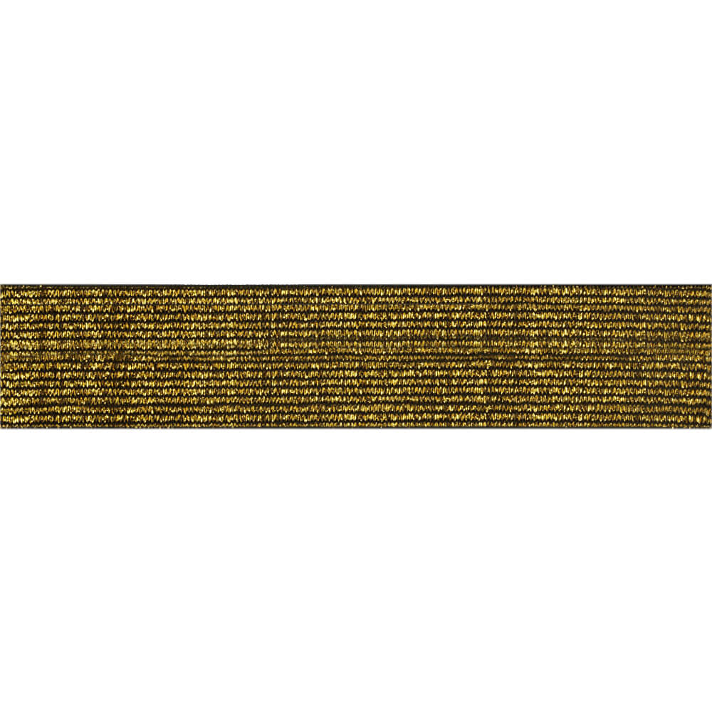 Ceintuurelastiek 30mm - goud2