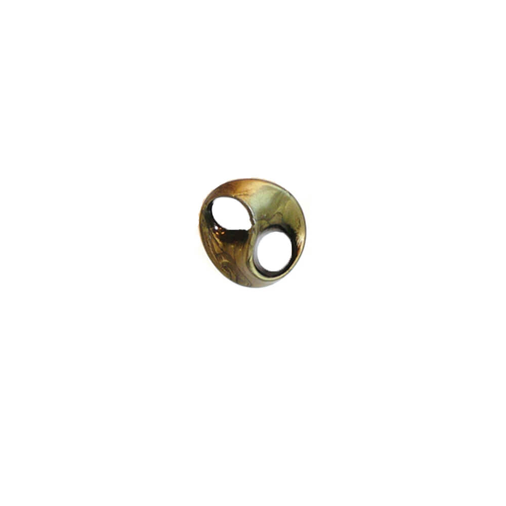 Sjaalklem 2-gaats metallic 45mm - Oud goudud