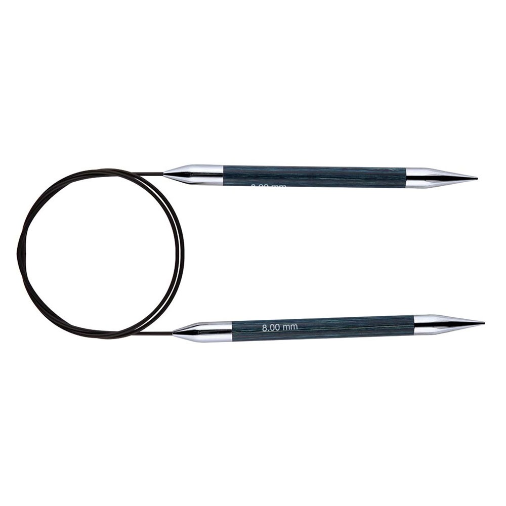 KnitPro Royale Swivel rondbreinaalden 120cm 8.00mm 