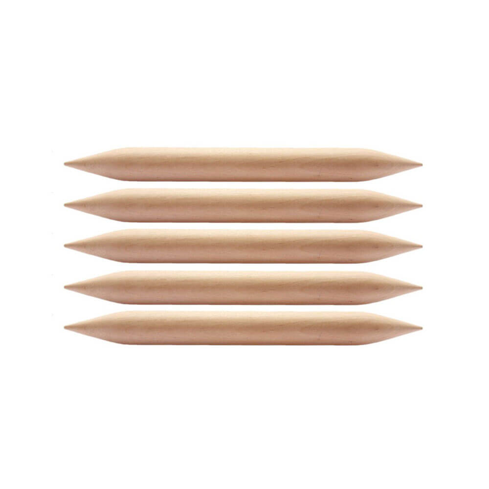 KnitPro Jumbo Birch sokkennaalden 20cm 25.00mm 