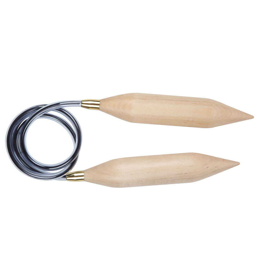 KnitPro Jumbo Birch rondbreinaalden 80cm 30.00mm 