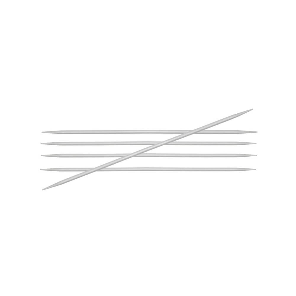 KnitPro Basix sokkennaalden aluminium 20cm 4.50mm 